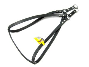 画像3: 【訳あり】瀬川製作所ドイツ鞣(なめし)軽便胴輪　(1225)　15mm　胴廻り79cmと記載がありますが実際は84cmまでの犬用【ブラック・定形外郵便450円対応】 (3)