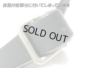 画像6: 【1点のみ・在庫品】瀬川製作所ドイツ鞣(なめし)　の型　引締　スパイク・ストッパー付15mm　ブラック【メール便198円対応】フルチョーク　スパイクカラー しつけ (6)