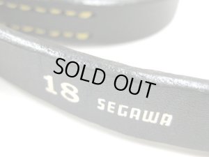 画像2: 【在庫品】瀬川製作所ドイツ鞣(なめし)　の型　引締　スパイク付(1255)18mm　ブラックのみ【メール便198円対応】フルチョーク　スパイクカラー しつけ (2)