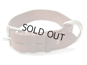 画像5: 瀬川製作所ドイツ鞣(なめし)一枚皮平首輪(1350)　幅42mm　首廻り51-63cmの犬用【レターパックプラス便600円対応】 (5)