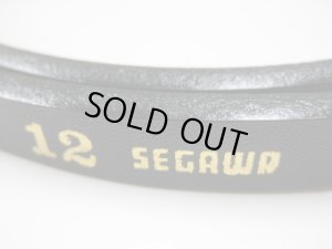 画像3: 瀬川製作所ドイツ鞣(なめし)平引皮(マレーブル茄子カン付1454)　12mm【メール便198円対応】 (3)