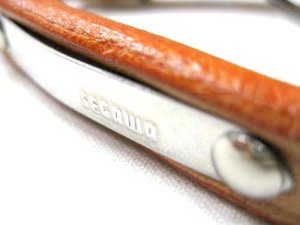 画像3: 瀬川製作所多脂一枚皮首輪　(1022)　幅12mm　首回り23-28cmの犬用　【国産】【メール便120円対応】 (3)