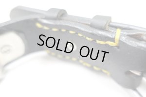 画像9: 【タグなし・訳あり】瀬川製作所ドイツ鞣(なめし)一枚皮平首輪(1048)　ブラック　幅30mm　首廻り40-51cmの犬用【定形外郵便450円対応】 (9)