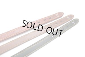 画像6: 【お取り寄せ】瀬川製作所ドイツ鞣(なめし)合わせ首輪　(1037)　18mm　首周り29-35cm【メール便140円】 (6)