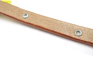 画像8: 【在庫限り】瀬川製作所 鋲なし一枚皮平首輪(1008)　幅12mm　首廻り23-28cmの犬用【メール便価格改定後140円対応】 (8)
