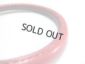 画像2: 【大変訳あり】瀬川製作所かざりなし丸首輪 (1171) サイズ1号レッド【在庫品・メール便120円対応】 (2)