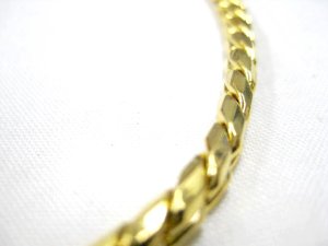 画像3: RING 5 スネークチェーンカラー ゴールド 4mm x 22インチ(長さ55.9cm)【メール便198円対応】 (3)