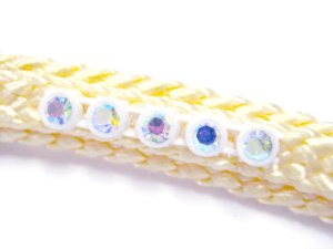 画像2: ターキー　アメリカンカラーイエロー　21-26cm　猫・超小型犬用【メール便改定後140円対応】【犬具　首輪　くびわ】 (2)