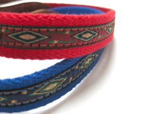 画像3: ターキー ネイティブカラーSサイズ レッド 首廻り35-42cm 【定形外郵便(メール便)120円対応】首輪 くびわ (3)