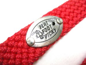 画像2: ターキービッキーリードモア　中型犬用　レッド　幅19mm×長さ150cm【メール便240円対応】 (2)