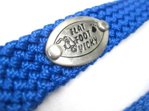 画像2: 【パッケージなし】ターキービッキーリードモア 中型犬用 ブルー 幅19mm×長さ150cm【メール便185円対応】 (2)