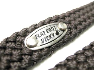 画像2: ターキービッキーリードモア　中型犬用 ダークブラウン　幅19mm×長さ150cm【メール便240円対応】 (2)