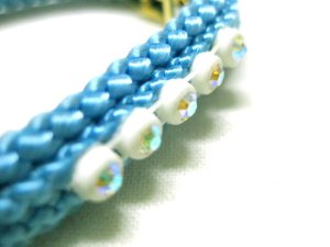 画像2: ターキー　鈴付きアメリカンカラーライトブルー　18〜22cm　猫・小型犬用【メール便改定後140円】首輪　くびわ (2)