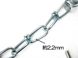 画像2: ターキー ビクター犬鎖/約2.2mm x 180cm 小型犬向【クリックポスト便(メール)198円対応】 (2)