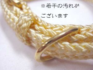 画像2: 【訳あり】ターキー　鈴付きアメリカンカラークリームイエロー　18〜22cm　猫・小型犬用【メール便改定後140円】首輪　くびわ (2)