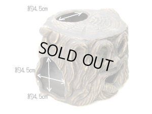 画像2: ハムスターハウス　陶器の家(切株)A【小動物　リス　ハムスター】 (2)