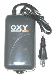 画像2: 【訳あり】コトブキ 観賞魚用エアーポンプ オキシーOXY1500 シングルタイプ【アクアリウム 水槽用品 熱帯魚】【レターパックプラス便600円対応】 (2)