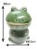 画像5: 【訳あり】アクアリウム　カエルのブクブク(ケロガエル)　エアーポンプにつけて泡を出す陶器のカエル (5)