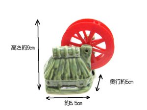 画像2: アクアリウム チューブを通して泡を出すミニ水車 (2)