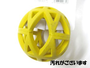 画像3: 【訳あり】スーパーキャット ラバーホロボールM イエロー【定形外郵便390円対応】 (3)