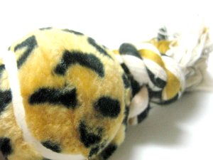 画像4: 【訳あり】東京ペット　アニマルボールコットン　ツーボールS(中型犬向け)　チーター【レターパックプラス便600円対応】 (4)