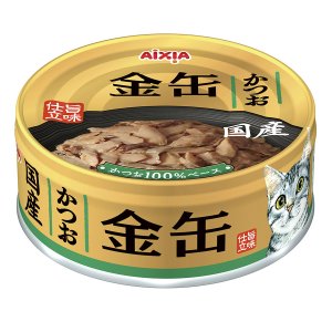 画像1: アイシア　金缶ミニ　かつお　70ｇ　【国産】【期限2026.6.1】 (1)