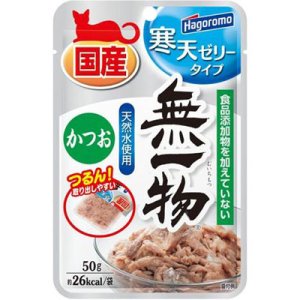 画像1: はごろも　無一物パウチ　寒天ゼリータイプ　かつお　50ｇ【賞味期限2026.11】【国産】 (1)