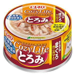 画像1: いなば　コージーライフ缶　ささみ・まぐろ　カニカマ入り　80g【賞味期限2026.5.18】 (1)