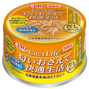 画像1: いなば　コージーライフ缶匂いおさえて快適生活　まぐろ・ささみ　ほたて味　75g【賞味期限2027.4.22】 (1)