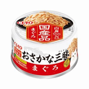 画像1: いなば　チャオ　おさかな三昧　白身100％　まぐろ　60g【賞味期限2028.2.17】【国産品】 (1)