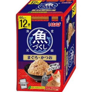 画像1: いなば　魚づくしパウチ　まぐろ・かつお　60g×12袋【期限2027.11】 (1)