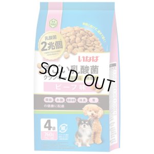 画像1: 【訳あり】いなば　すごい乳酸菌　クランキー　ビーフ味(総合栄養食)760g　【賞味期限2025.10】【国産品】 (1)