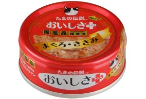 画像1: 【送料実費】STIサンヨー　食通・たまの伝説　おいしさプラスまぐろ・ささみ　70g【国産品】期限2027.1.8 (1)